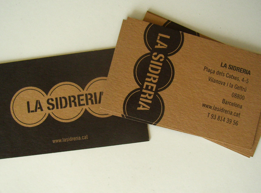 vilanova i la geltru, garraf, disseny gràfic logotip retols cartes per bar restaurant sidreria