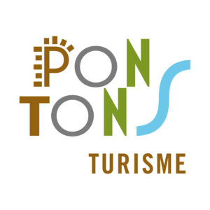 Pontons Turisme, Ajuntament de Pontons logotip disseny marca.